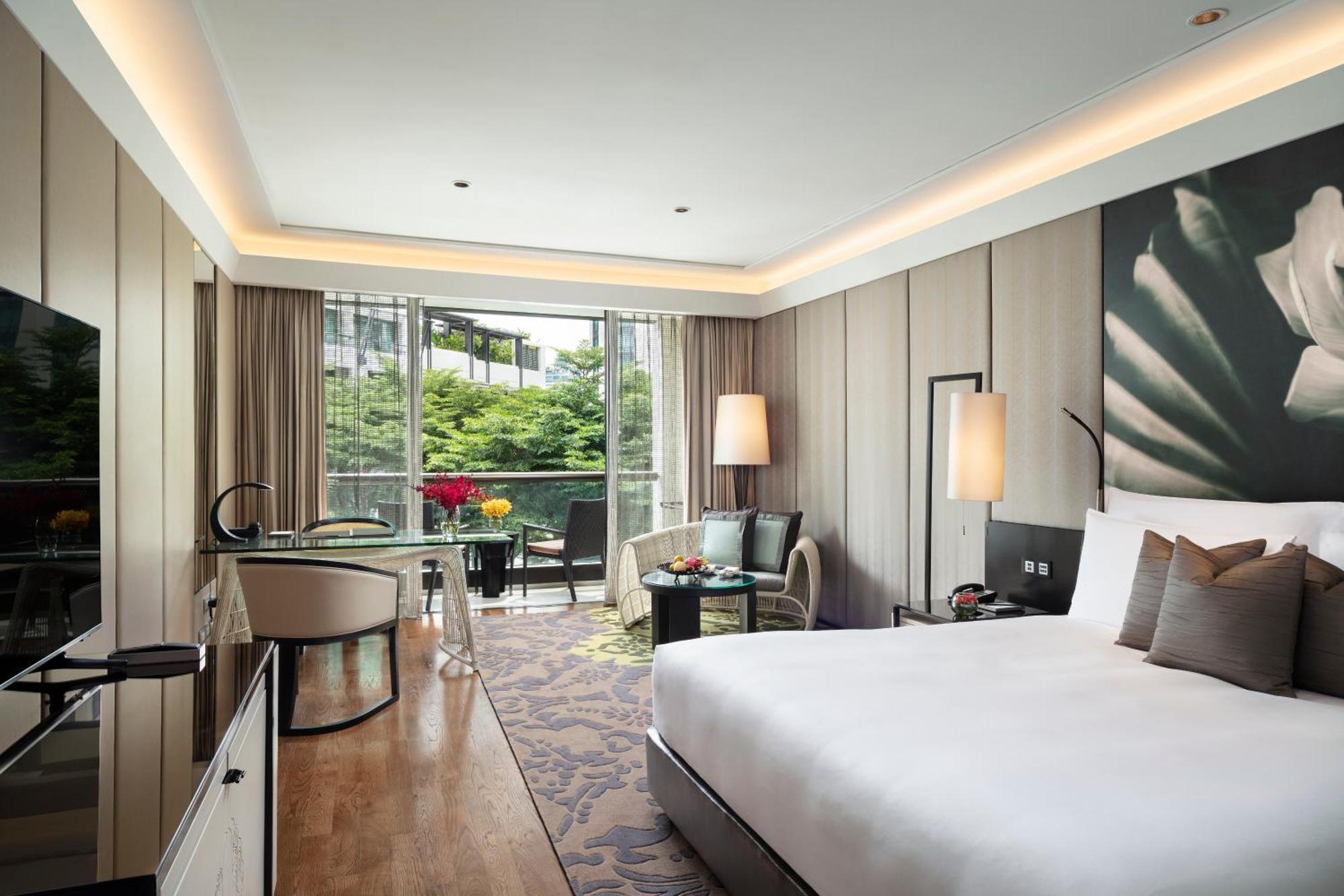 Siam Kempinski Hotel Bangkok Exterior foto Deluxe Room